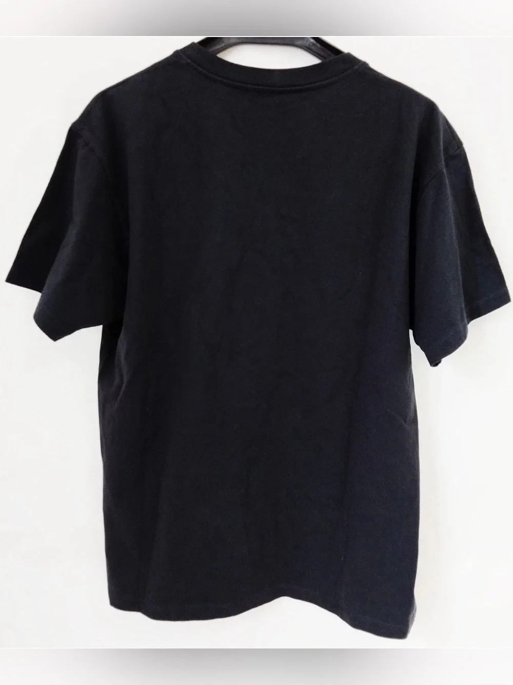 Auth Gucci Lightning Logo Black Men T-Shirt